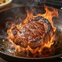 exploding steak