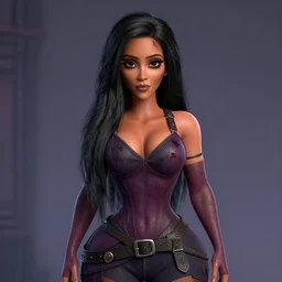 undead kim kardashian as seen in pixar animated movie 4 k render octane remake by christopher nolan