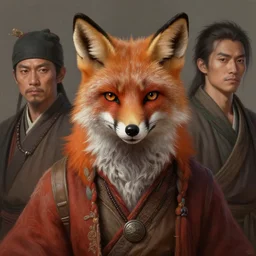 a detailed portrait of a fox shaman, by victo ngai and justin gerard, digital art, realistic painting, very detailed, sharp focus, fantasy, dnd, trending on artstation