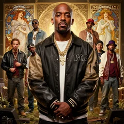 highly detailed vfx portrait of eazy e & tupac, stephen bliss, unreal engine, greg rutkowski, loish, rhads, beeple, makoto shinkai and lois van baarle, ilya kuvshinov, rossdraws, tom bagshaw, alphonse mucha, global illumination, detailed and intricate environment