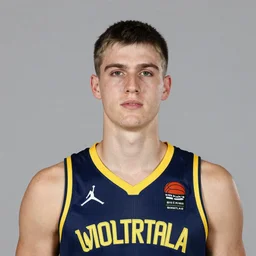 portrait of a young australian basketball player with short hair by jozsef borsos