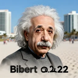 albert einstein on miami beach in 2 0 2 2