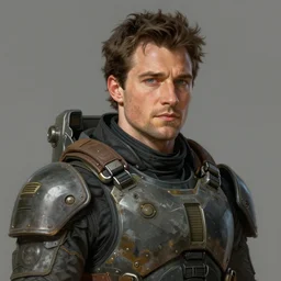 portrait of a man by greg rutkowski, he looks like henry cavill, he is wearing a dieselpunk tactical armor gear, highly detailed portrait, digital painting, artstation, concept art, smooth, sharp foccus ilustration, artstation hq