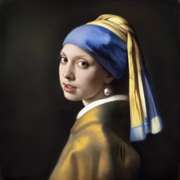 a beautiful oil painting of angelina jolie as the girl with a pearl earring