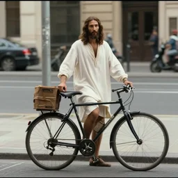 cctv footage of jesus christ stealing a bike