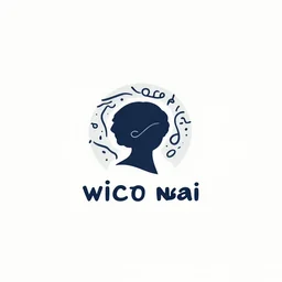a wandering mind, logo, simple white background victo ngai, kilian eng, flat, award - winning design, concept art, brand identity
