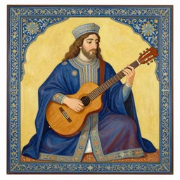 paint 🎸, qajar art, greg rutkowski, trending artstation