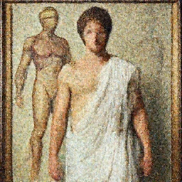 Zach efron as a Greek god, anatomy painting