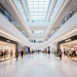 cyberpunk mall