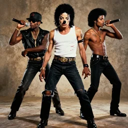 black big nose michael jackson afro young afro jackson 5 poster as a black rapper 1 9 7 0 s, the hood, tattoos, dancing, poster tour, art work, ripped, 6 pack, rapping, grime, michael jackson, uhd, sharp, detailed, cinematic 4 k