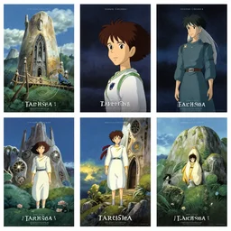 (2006) Tales from Earthsea movie posters,Studio Ghibli,epic,masterpiece illustration in the style of Keith Thompson, digital art