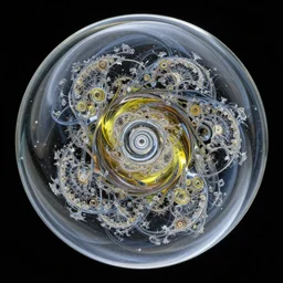 glass mandelbulb fractal