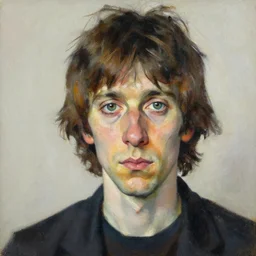high quality high detail painting by lucian freud, hd, portrait of thom york