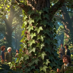 epic beautifull hyper realistic poison ivy, gorgeous lighting by kim jung giu, mucha, bautista and norman rockwell and greg rutkowski and tom bagshaw and james gurney and pixar