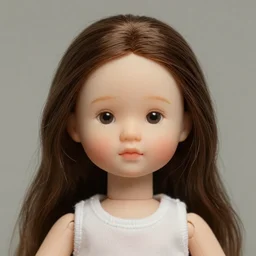 doll of a woman,without mouth,without nose,digital art,photorealistic,8k