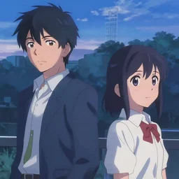 miracle symphony x nightcore by haruko ichikawa, makoto shinkai, scenic upper body