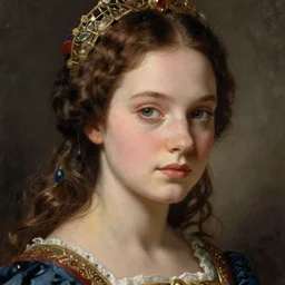 Renaissance princess, gorgeous, close-up portrait, intricate, elegant, volumetric lighting, scenery, digital painting, highly detailed, artstation, sharp focus, illustration, concept art, ruan jia, steve mccurry