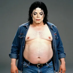 michael jackson chubby very obese!!, exposed belly, casual clothes, long medium shot, very realistic film still, high quality 8 k