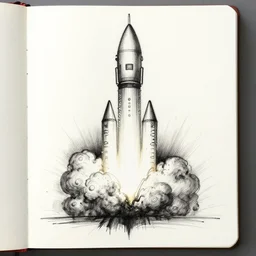 sketchbook blastoff space ink drips, magnificent, medium shot, details, sharp focus, elegant, highly detailed, illustration, by jordan grimmer and greg rutkowski, intricate, beautiful, trending artstation, pixiv, digital art