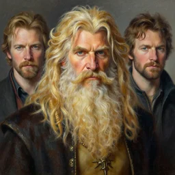 a highly detailed beautiful painting of merlins beard, by james gurney, greg rutkowski, by craig mullins