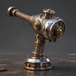 large steampunk sledgehammer