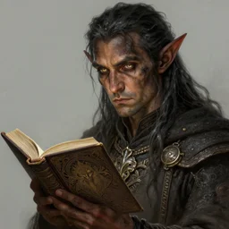 male halfling mage with dark skin, beautiful detailed eyes, dirty, fantasy, intricate, rough, highly detailed, digital painting, 4k, HDR, concept art, detailed book, smooth, sharp focus, upper body shot, illustration, art by Artgerm, H R Giger and Alphonse Mucha