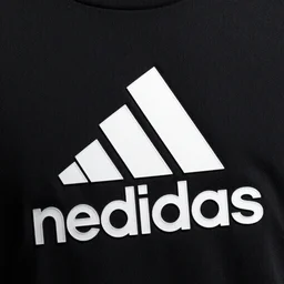 new adidas logo design, high detail, high modernization, correct writing text with order with , ultra mega super hyper realistic
