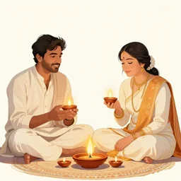 diwali celebrations in india by rob gonsalves and kawase hasui and bob eggleton