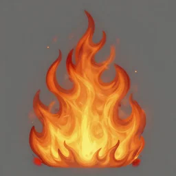 fire flames in leyendecker style
