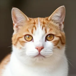 a orange eyes cat