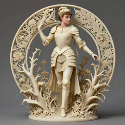 ivory carved mage audrey hepburn with braided hair wearing ivory carved bone armor, dead plants, intricate, elegant, highly detailed, digital painting, artstaion, full body action concept art, smooth, sharp, focus, illustration, art by artgerm, alphonse mucha, ilya kuvshinov