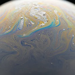 soap bubble iridescence texture