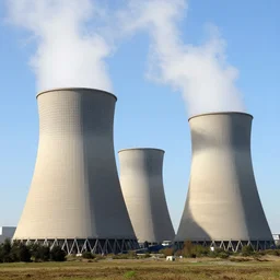 nuclear reactor cooling towers by louis rhead