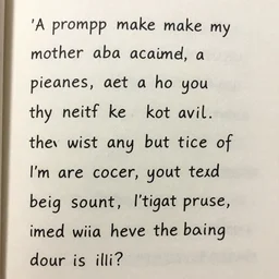 a prompt that would make my mother ashamed