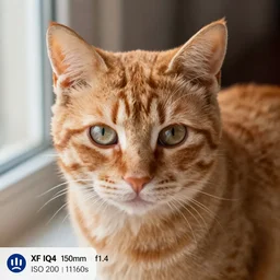 ginger cat: XF IQ4, 150MP, 50mm, f/1.4, ISO 200, 1/160s, natural light
