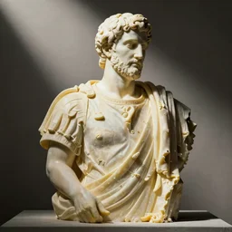 gaius julius caesar butter sculpture