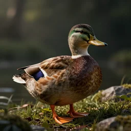 a dumpy duck. artstation, octane render, high detail