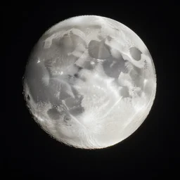 the smiling moon. by paul rumsey. dramatic lighting. chiaroscuro