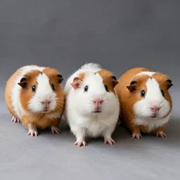 a case of very small guinea pig men