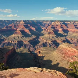 a panorama photograph of the grand canyon, by studio ghibli
