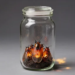 Fireflies in a jar, Greg Rutkowski