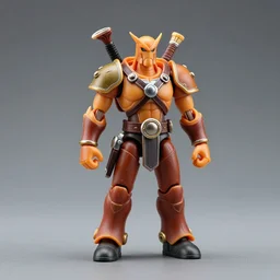 plastic action figure from runescape, studio lighting, high resolution product photography