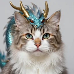 young male cat merged with a dragon | | cute - fine - face, hybird, fluffy, pretty face, wizard, chimera, fusion, key visual, realistic face, detailed, real life, fine details by stanley artgerm lau, wlop, rossdraws, james jean, andrei riabovitchev, marc simonetti, and sakimichan, trending on artstation