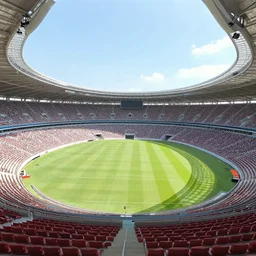a stadium that can accommodate an audience of one million