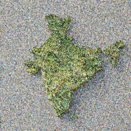 isometric 3d landscape terrain of India, octane rendering, cgsociety, trending on artstation