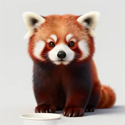 red panda, paper cup, fantasy, woodroffe art style, highly detailed, digital painting, artstation, concept art, illustration, art by patrick james woodroffe!!!