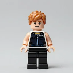 lego figurine of ed sheeran, studio lighting, macro lens, high quality