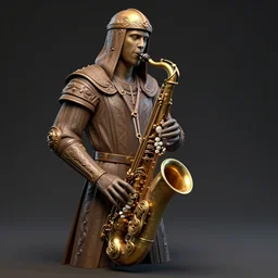 anglo saxons playing saxophones, trending on artstation, dramatic lighting, octane render, weta digital, micro details, 3 d sculpture, structure, ray trace, insane details, intricate, elite, ornate,