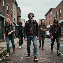 williamsburg, invaded by hipster zombies, apocalyptical photo photography year, 2 0 4 7 altruistic