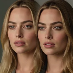 a mix of margot robbie and jennifer hawkins, hyper realistic face, beautiful eyes, cinematic, long shot, hyper detailed, 8 5 mm photograph, 8 k resolution, film still, sharp lens, wide lens